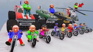 Motu Patlu Impossible 99.999% Impossible Curvy Road Parkour Ramp Challenge In Gta 5