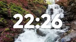 🏞️Flowing River - 30 Minute Timer [Natural Sounds]