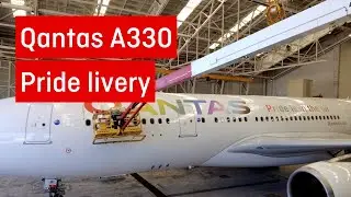 Qantas 'Pride is in the Air' A330 livery