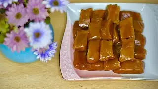 حلوى التوفي او حلاوه بقره بطريقه بسيطه جدا 🍬