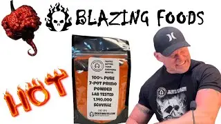 WOW was this DAMN HOT! 7 POT PRIMO PEPPER POWDER! Blazing Foods