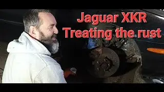 Jaguar XKR project Episode 38 | Rust treating inside the inner wheel arch