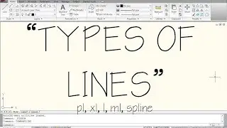 Types Of Lines In AutoCAD