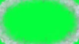 Smoke Ring Passing Green Screen