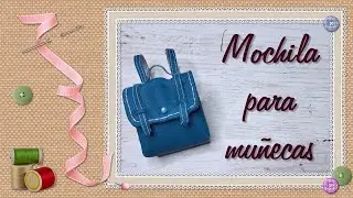 HOW to make a BACKPACK for dolls (suitable for Blythe)