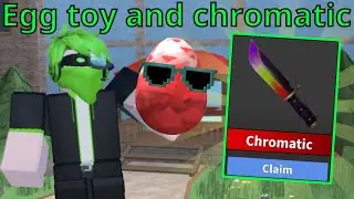 Claiming the CHROMATIC LEGENDARY SET in MM2 EASTER!!!