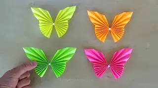 Basteln mit Papier: Schmetterling falten mit Papier. Deko selber machen für Hochzeit / Muttertag 🦋