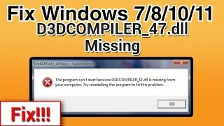 Cara Mengatasi Error  DLL is Missing pada PC / Laptop Windows 7/8/10/11 dengan mudah 100% Work