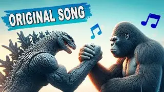 Godzilla Vs King kong Song BATTLE OF THE STRONGEST! (Horror Meme)