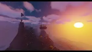 Minecraft World with beautiful shader!!! #minecraftshorts #minecraft#shorts