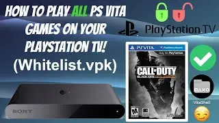 How To Play All PS Vita Games On Your PSTV! (Whitelist.VPK 1.1) 🛠️ 
