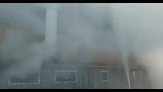 Пожар произошел в жилом доме в центре Алматы