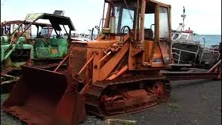 Ngawi Beach - Fishing Boat Bulldozers, Cape Palliser Road, New Zealand.