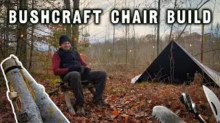 Making a Bushcraft Camping Chair | ASMR