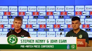 PRE-MATCH PRESS CONFERENCE | Stephen Kenny & John Egan | Greece v Ireland