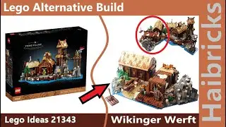 Lego Ideas Wikingerdorf / Viking Village (21343) - Wikinger Werft | Alternative Build / Multi Build