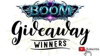 20B+ GIVEAWAY WINNERS - CONGRATULATIONS - BOOMSCAPE RSPS