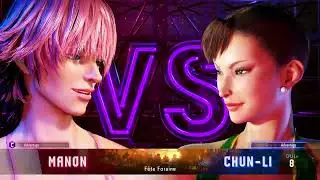 Nami Inspired Manon VS Chun li Battle Dress 👊 SF6