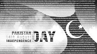 Pure CSS Text Portrait Effect|Html and CSS|14 august independence day | Tutorials Design