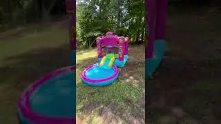 JOYMOR Robot Style Inflatable Water Slide W/Air Blower