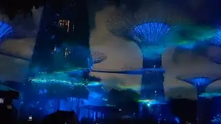 THE NORTHERN LIGHT IN SINGAPORE ||  New Attraction Super tree Garden by the bay