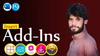 How to insert Add ins in Ms Wors 2019| Ms word 2019 complete course 2021|vision knowledge