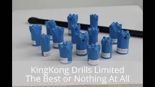 KKD.34mm 8 buttons 7degree tapered rock button drill bit