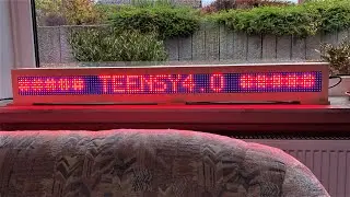 LED Matrix WS2812B, control with Teensy 4.0