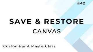Improve your custom paint skills by using save and restore | Flutter