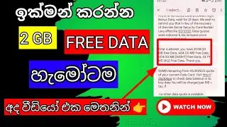 Dialog Free 2GB Data මෙන්න | Dialog Data Free Sinhala | dialog free data 2023 | free data sinhala