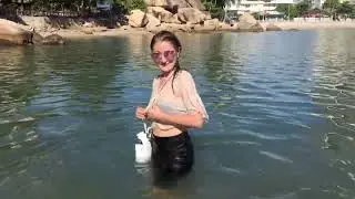 WETLOOK•••💦 Alsu Bounty 🔥❤️!!! wet in the sea...