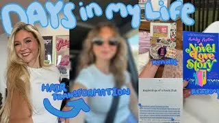 Spend a few days with me 🎀💇🏼‍♀️⎮ hair crisis, re decorating my kindle, new releases and more!