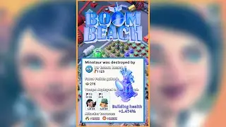 MASSIVE ATTACK Brick/Zooka solo 😎 MINOTAUR 3.2mil // BOOM BEACH 