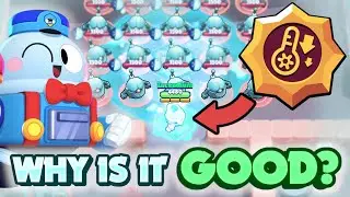 Lou Hypothermia Guide - How to Use Lou's Second Star Power! | Brawl Stars