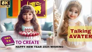 AI Talking Avatar Create |  HAPPY NEW YEAR Ai AVATER ,ai talking image | 2024 Ai video |ai animation