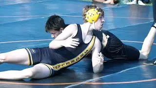 Jason Chapman of Menominee Indian HS [R] v. Kenny Kraft of Shoreland Lutheran HS [G] (145)