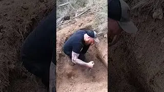 I Dug An Underground Survival Shelter In The Wild  #survival #survivalshelter