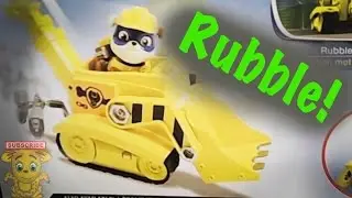 PAW PATROL+ RUBBLE'S CRANE COME TO THE RESCUE!!!