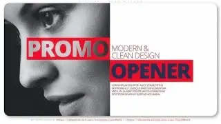 After Effects Template: Stylish Titles Opener