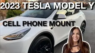 I LOVE my TEMAI phone mount for 2023 Tesla Model Y!