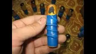 32mm BP rocket - 4in shell  (titanium salute spiral)