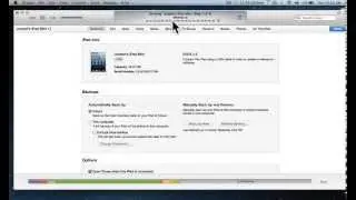 How to Back Up on iTunes