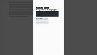 Responsive typography