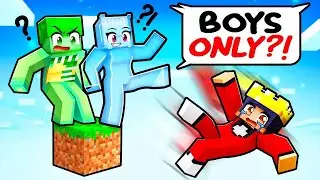 INVISIBLE GIRL on a BOYS ONLY One Block!