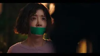 KOREAN girl tape gagged
