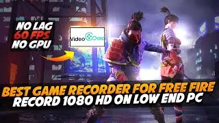 BEST SCREEN RECORDER FOR GAMING FREE FIRE LOW END PC in 2023! NO LAG 60FPS - OBS ALTERNATIVE!