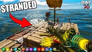COD Zombies but I'm STRANDED on a RAFT (Black Ops 3)