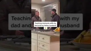 My dad teaches my Italian husband English… 😭😂 