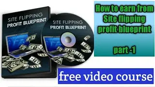 How to earn from Site flipping profit blueprint | free video course | part -1