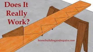 Learn How Carpenters Use Pitch Boards To Layout Stair Stringers Instead of Using Framing Squares